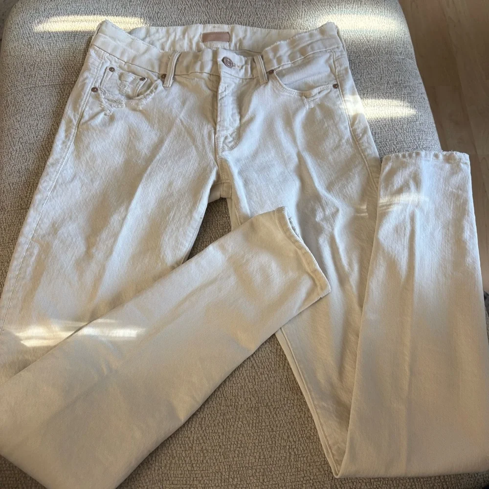 MOTHER DENIM The Looker Cream For A Day‎ Jeans Size 26